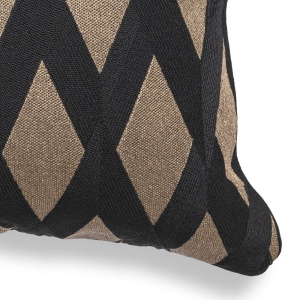 Perna decorativa LUX Splender 50x50cm, negru/ auriu - Img 3