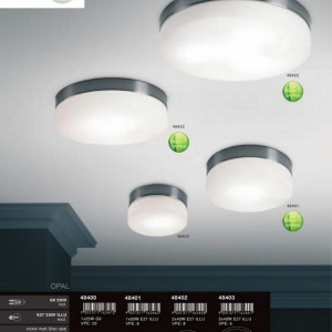 Plafonier diametru 30cm Opal 48403 GL 43335 universul-luminii.ro