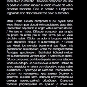 Plafonier modern diametru 40cm, Pasha PL6 Cromo 100784 176025 universul-luminii.ro