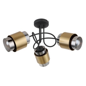 Plafoniera 3L design modern Milley negru, alama 134545 universul-luminii.ro