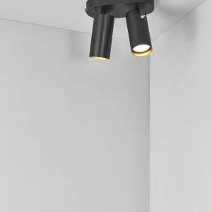 Plafoniera cu 2 spoturi design modern MIMI negru 2120456003 NL 85565 universul-luminii.ro
