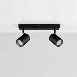 Plafoniera cu 2 Spoturi directionabile IP44 ALMA negru 160385 universul-luminii.ro