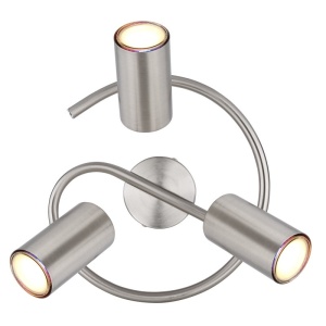 Plafoniera cu 3 Spoturi directionabile ALLVI nickel 162115 universul-luminii.ro