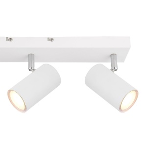 Plafoniera cu 3 spoturi directionabile design modern ROBBY alb 114265 universul-luminii.ro