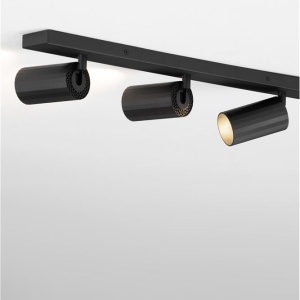 Plafoniera cu 3 spoturi GU10 ZELOS negru 630805 universul-luminii.ro