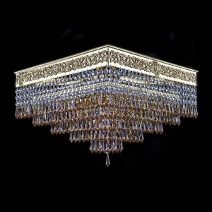 Plafoniera design LUX, Cristal Bohemia Exclusive DARIAN 42x42cm