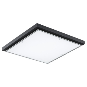 Plafoniera design modern Carlson negru 29x29cm 123985 universul-luminii.ro
