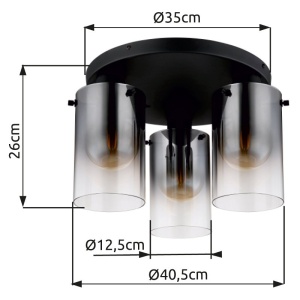 Plafoniera design modern FLORENTINA 3L 236235 universul-luminii.ro