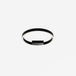 Plafoniera design modern LED Rim 40cm negru