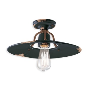 Plafoniera design retro realizata manual din ceramica COUNTRY, 40cm 216645 universul-luminii.ro