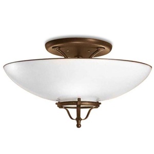 Plafoniera din alama cu sticla Murano Country 49,5cm