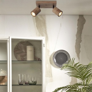 Plafoniera eco din bambus Java/2xGU10, natural 182055 universul-luminii.ro