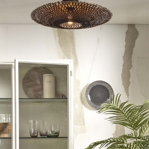 Plafoniera eco din bambus Kalimantan 60cm nat/bl 213265 universul-luminii.ro