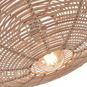 Plafoniera eco din ratan Tanami disc L, nat 213545 universul-luminii.ro