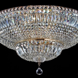 Plafoniera eleganta Basfor 60cm, auriu antic MYDIA100-CL-16-G 57515 universul-luminii.ro