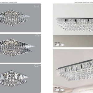 Plafoniera eleganta design modern Hanna 8L 208965 universul-luminii.ro