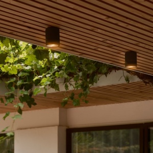 Plafoniera exterior cu protectie IP54 Kyklop Ripple Negru 244085 universul-luminii.ro
