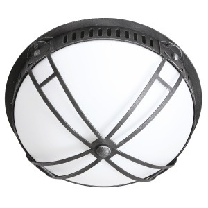 Plafoniera iluminat exterior din fier forjat, diametru 42cm, DE 2578-A 50885 universul-luminii.ro