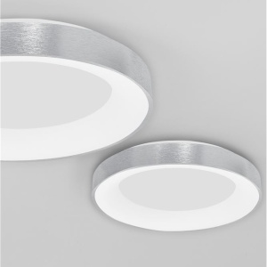 Plafoniera LED 3000K moderna 60cm RANDO THIN argintiu NVL-9353856 189555 universul-luminii.ro