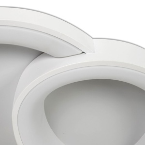 Plafoniera LED CCT cu telecomanda AREA 2 alb 597805 universul-luminii.ro