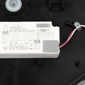 Plafoniera LED CCT exterior IP65 ORLUX negru 32cm - Img 7