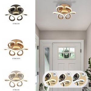Plafoniera LED CCT MELISAND argintiu mat 250155 universul-luminii.ro