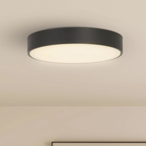 Plafoniera LED design circular Palma negru 25cm - Img 2