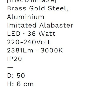 Plafoniera LED design decorativ SERITA D-50cm - Img 3