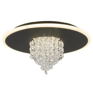 Plafoniera LED design elegant Deluge negru