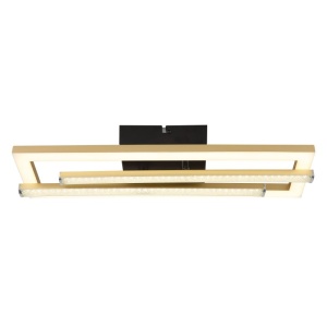 Plafoniera LED design HIGHWAY negru/auriu - Img 4