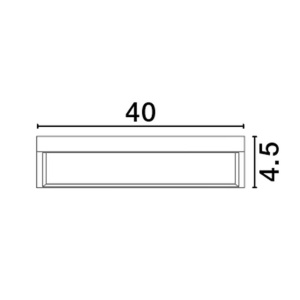 Plafoniera LED design minimal ITOS 40x40cm - Img 5