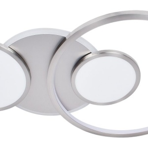 Plafoniera LED design modern Fulvia crom satin - Img 2