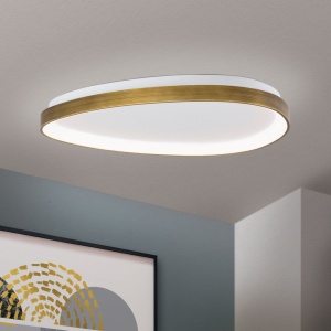 Plafoniera LED design modern slim CHARLIE patina D-65cm 155655 universul-luminii.ro