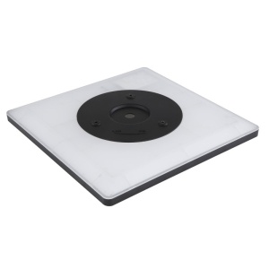 Plafoniera LED design slim Sapana negru 42x42cm 212885 universul-luminii.ro