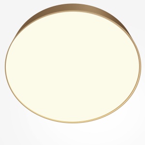 Plafoniera LED design tehnic Zoom D-40cm 3000K aurie 128745 universul-luminii.ro