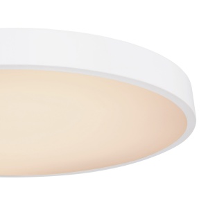 Plafoniera LED dimabila cu telecomanda design modern WISS alb 41744-48 GL 80815 universul-luminii.ro