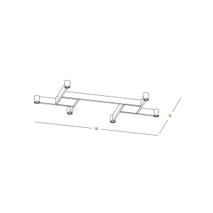 Plafoniera LED dimabila design slim Glory 153735 universul-luminii.ro