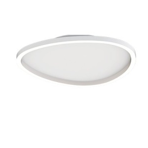 Plafoniera LED dimabila design slim Josie alba 40cm