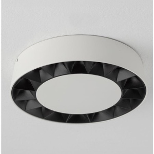 Plafoniera LED exterior moderna IP65 CONVEX alb D-17,6cm - Img 6