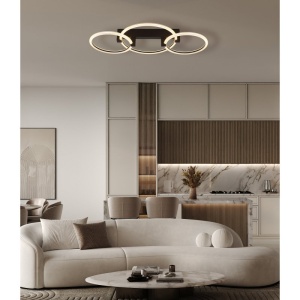Plafoniera LED metal negru FLETCHER D2 - Img 3