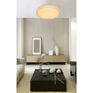 Plafoniera LED moderna cu decor stralucitor OVI 22W 105425 universul-luminii.ro
