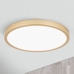 Plafoniera LED moderna design slim Lero 30cm auriu mat 98415 universul-luminii.ro