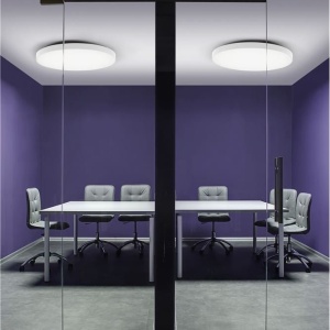 Plafoniera LED moderna design slim PERFECT 100cm alba CCT Dimmable 140425 universul-luminii.ro