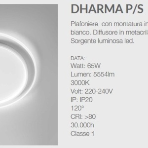 Plafoniera LED moderna DHARMA 70cm 149715 universul-luminii.ro