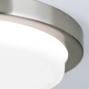 Plafoniera LED moderna LEROX 20cm crom satin 95455 universul-luminii.ro