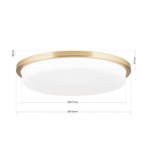 Plafoniera LED moderna LEROX 40cm alama mat 198185 universul-luminii.ro