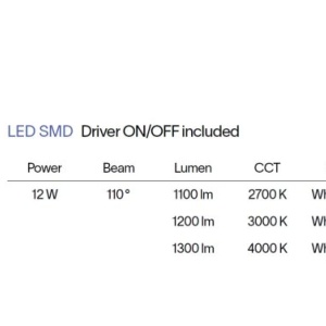 Plafoniera LED perete/tavan Universal pl d17 square 2700k - Img 5