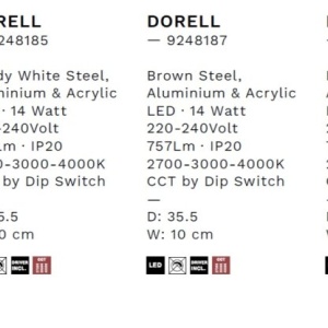 Plafoniera LED stil modern DORELL negru - Img 11