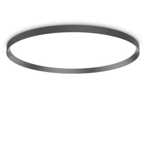 Plafoniera LED XXL moderna Fly pl d90 4000k negru
