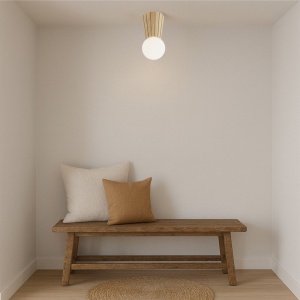Plafoniera lemn stil scandinav VOLANTE 8973 - Img 2